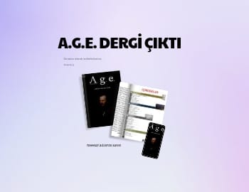 A.g.e. Dergi 10. Sayı Çıktı!